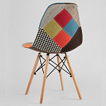 Стул с обивкой в технике пэчворк DSW варинант исполнения - 5 | Loft Concept в Липецке