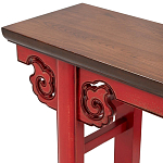 Деревянная консоль в китайском стиле красная Tang Console Table варинант исполнения - 3 | Loft Concept в Липецке