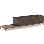 ТВ-тумба  из орехового дерева Marco Wooden TV Stand варинант исполнения - 4 | Loft Concept в Липецке