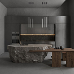 Подвсеной светильник светодиодный металлический цилиндрической формы черный Trumpet tube варинант исполнения - 4 | Loft Concept в Липецке