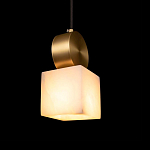 Подвесной светильник светодиодный с квадратным плафоном Stone Helios варинант исполнения - 2 | Loft Concept в Липецке