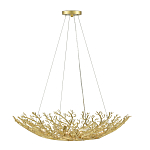 Люстра в форме золотой чаши из кораллов Coral Decor варинант исполнения - 2 | Loft Concept в Липецке