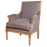 Кресло William Classical Armchair grey flax варинант исполнения - 3 | Loft Concept в Липецке