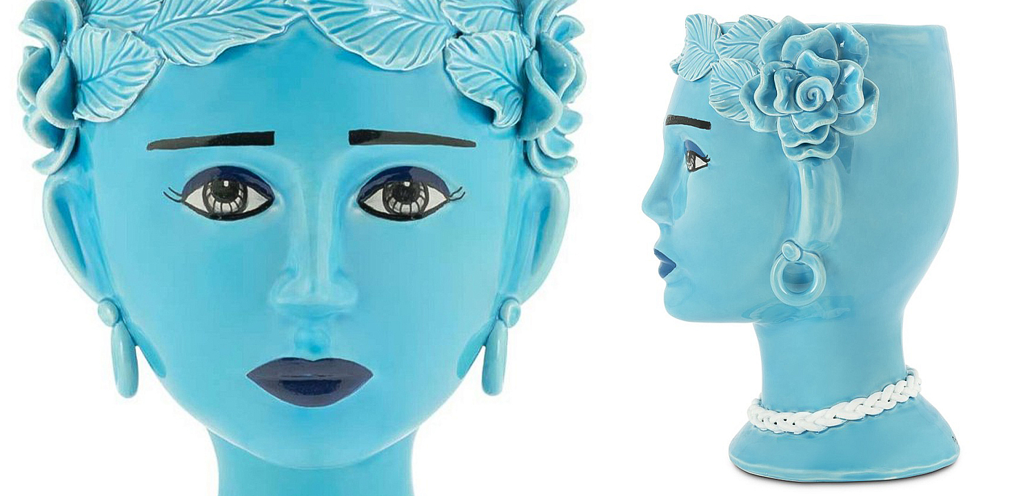 Ваза Vase Selva Blissful Turquoise Ваза Vase Selva Blissful Turquoise - Loft-Concept в Липецке