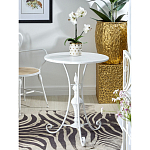 Столик белый кованный в прованском стиле Vaucluse варинант исполнения - 4 | Loft Concept в Липецке