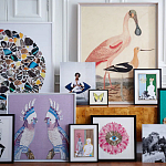 Панно Розовый цветок вышитое бисером PETALS BEADED ART варинант исполнения - 1 | Loft Concept в Липецке