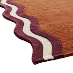 Ковер с оригинальной волнистой отделкой Woven from Wool варинант исполнения - 2 | Loft Concept в Липецке