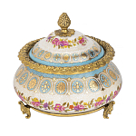 Шкатулка фарфоровая с цветочной росписью Eden Garden варинант исполнения - 1 | Loft Concept в Липецке