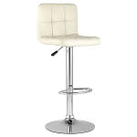 Барный стул с сиденьем молочного цвета Honory варинант исполнения - 1 | Loft Concept в Липецке