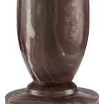 Настольная лампа из мрамора с тканевым абажуром Seductress варинант исполнения - 1 | Loft Concept в Липецке