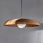 Люстра круглая из ротанга Long Lasting Chandelier варинант исполнения - 2 | Loft Concept в Липецке