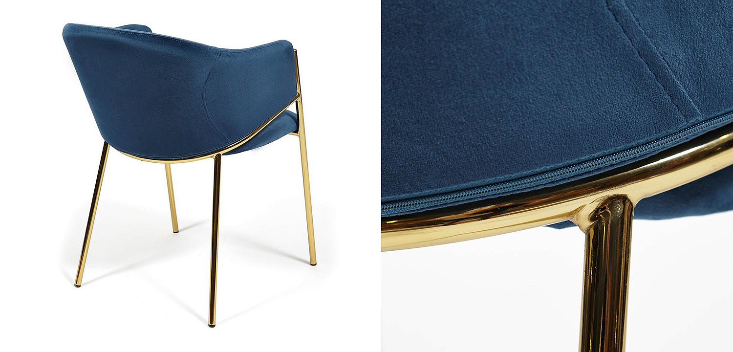 Стул Dolores blue velvet - Loft-Concept в Липецке