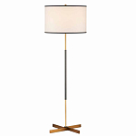 Торшер с тканевым абажуром в форме цилиндра Pinwheel Shape Base варинант исполнения - 1 | Loft Concept в Липецке