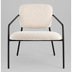 Кресло лаунж Rooney букле белый варинант исполнения - 2 | Loft Concept в Липецке