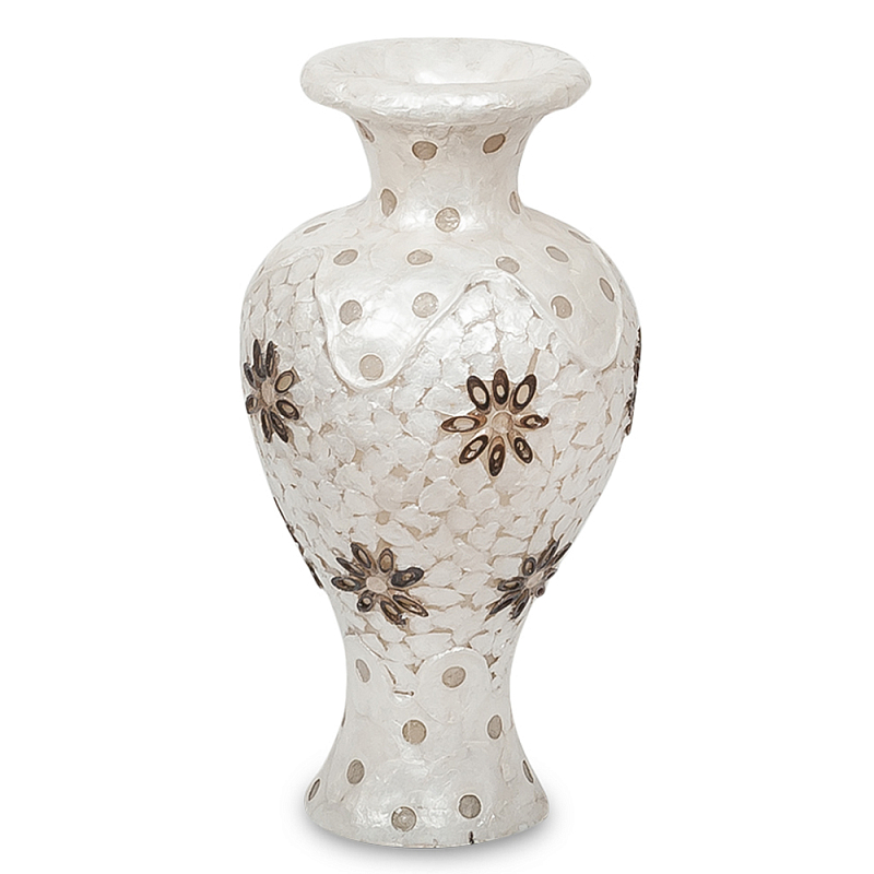 Настольная лампа из перламутра в виде вазы Indonesian Vase Перламутровый Настольная лампа из перламутра в виде вазы Indonesian Vase Перламутровый в Липецке | Loft Concept
