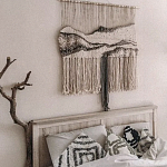 Панно Современный Гобелен ручная работа Туманное Утро варинант исполнения - 3 | Loft Concept в Липецке