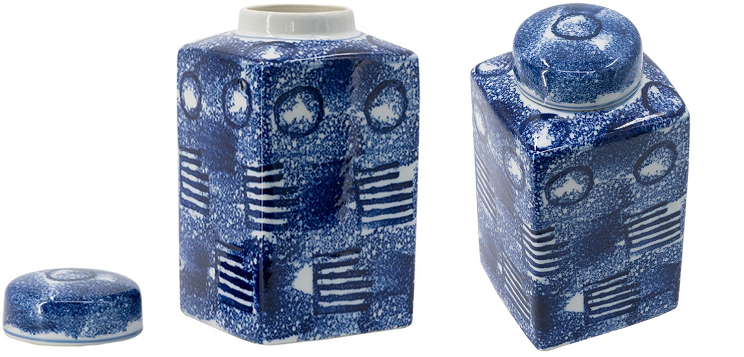 Ваза с крышкой Abstraction Vase square Ваза с крышкой Abstraction Vase square - Loft-Concept в Липецке