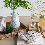 Статуэтка черепаха с ажурным панцирем и детализированной текстурой в белом цвете Marine Accessories варинант исполнения - 6 | Loft Concept в Липецке