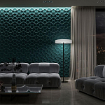 Гипсовая 3D панель с принтографией PM-17 варинант исполнения - 1 | Loft Concept в Липецке