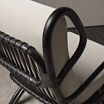 Дизайнерское кресло из ротанга Gio Ponti CONTINUUM D.163.7 BY BONACINA 1889 Armchair варинант исполнения - 4 | Loft Concept в Липецке