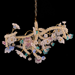 Люстра круглая с цветочным декором Miscellaneous herbs варинант исполнения - 1 | Loft Concept в Липецке