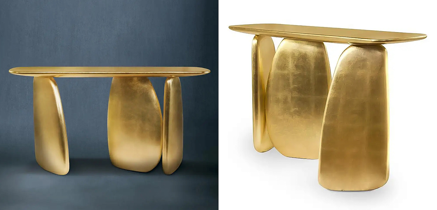 Консоль Design Console Table Gold Консоль Design Console Table Gold - Loft-Concept в Липецке