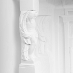 Встраиваемый в стену гипсовый светильник под покраску с колоннами и арками в античном стиле Antiquity Athena варинант исполнения - 12 | Loft Concept в Липецке