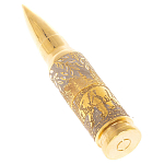 Флеш-карта USB 2.0 на 32 гб в виде пули с гравировкой природы в подарочной коробке Metal Flash Drive варинант исполнения - 1 | Loft Concept в Липецке