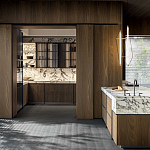 Раздвижные деревянные двери для кухни SISTEMA 7 Dada Engenereed Doors варинант исполнения - 1 | Loft Concept в Липецке