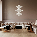 Подвесной вязаный белый светильник «Звезда Востока 03» варинант исполнения - 3 | Loft Concept в Липецке