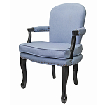 Кресло Aubrey Classical Armchair blue flax варинант исполнения - 3 | Loft Concept в Липецке