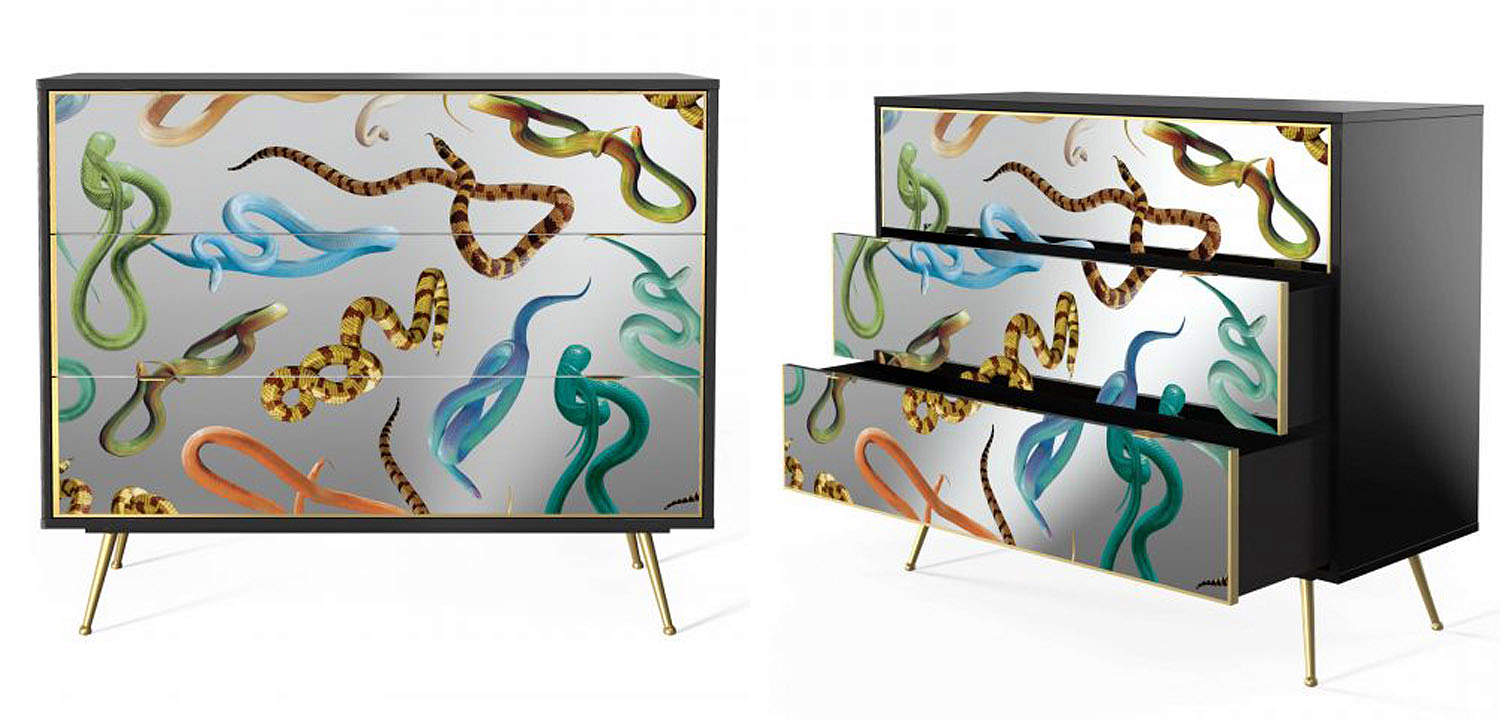 Комод Seletti Chest of Three Drawers Snakes Комод Seletti Chest of Three Drawers Snakes - Loft-Concept в Липецке