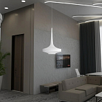 Подвесной вязаный белый светильник «Лампа Марракеша» варинант исполнения - 3 | Loft Concept в Липецке