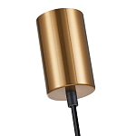 Подвесной светильник со стеклянным плафоном янтарного цвета Prestige варинант исполнения - 5 | Loft Concept в Липецке