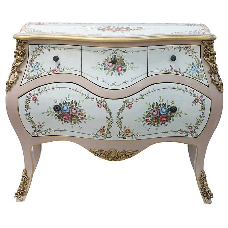 Комод Rococo Reminder Белый Золотой в Липецке | Loft Concept 