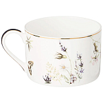Чайная пара из фарфора с рисунком цветов 190 мл Garden Whisper Porcelain Set  варинант исполнения - 1 | Loft Concept в Липецке