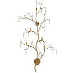 Бра с каркасом в виде веток усыпанных кристаллами Branches with Crystals варинант исполнения - 3 | Loft Concept в Липецке