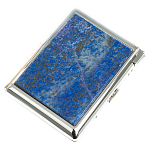 Портсигар с газовой зажигалкой из натурального камня Лазурит Stone Cigarettes Cases варинант исполнения - 6 | Loft Concept в Липецке