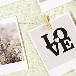 Рамка для фото с подсветкой c деревянными прищепками в комплекте Photo Backlight варинант исполнения - 4 | Loft Concept в Липецке