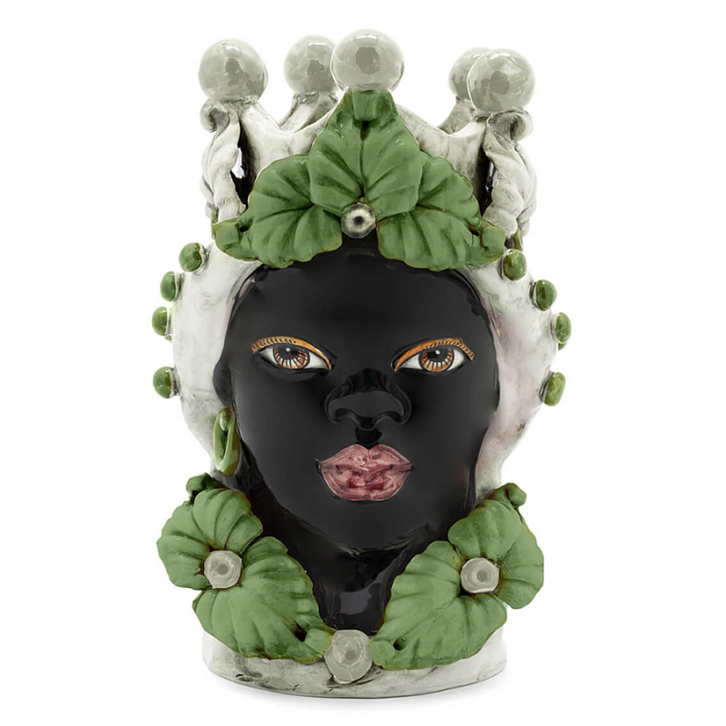 Ваза VASE MORO LADY EVE Green Зеленый Ваза VASE MORO LADY EVE Green Зеленый в Липецке | Loft Concept