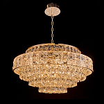 Люстра хрустальная в неоклассическом стиле на золотистом каркасе Majesty варинант исполнения - 7 | Loft Concept в Липецке