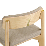 Барный стул из массива ясеня Elegant Ash Shape варинант исполнения - 1 | Loft Concept в Липецке