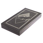 Подарочные нарды из натурального камня с гравировкой Backgammon from Stone варинант исполнения - 8 | Loft Concept в Липецке