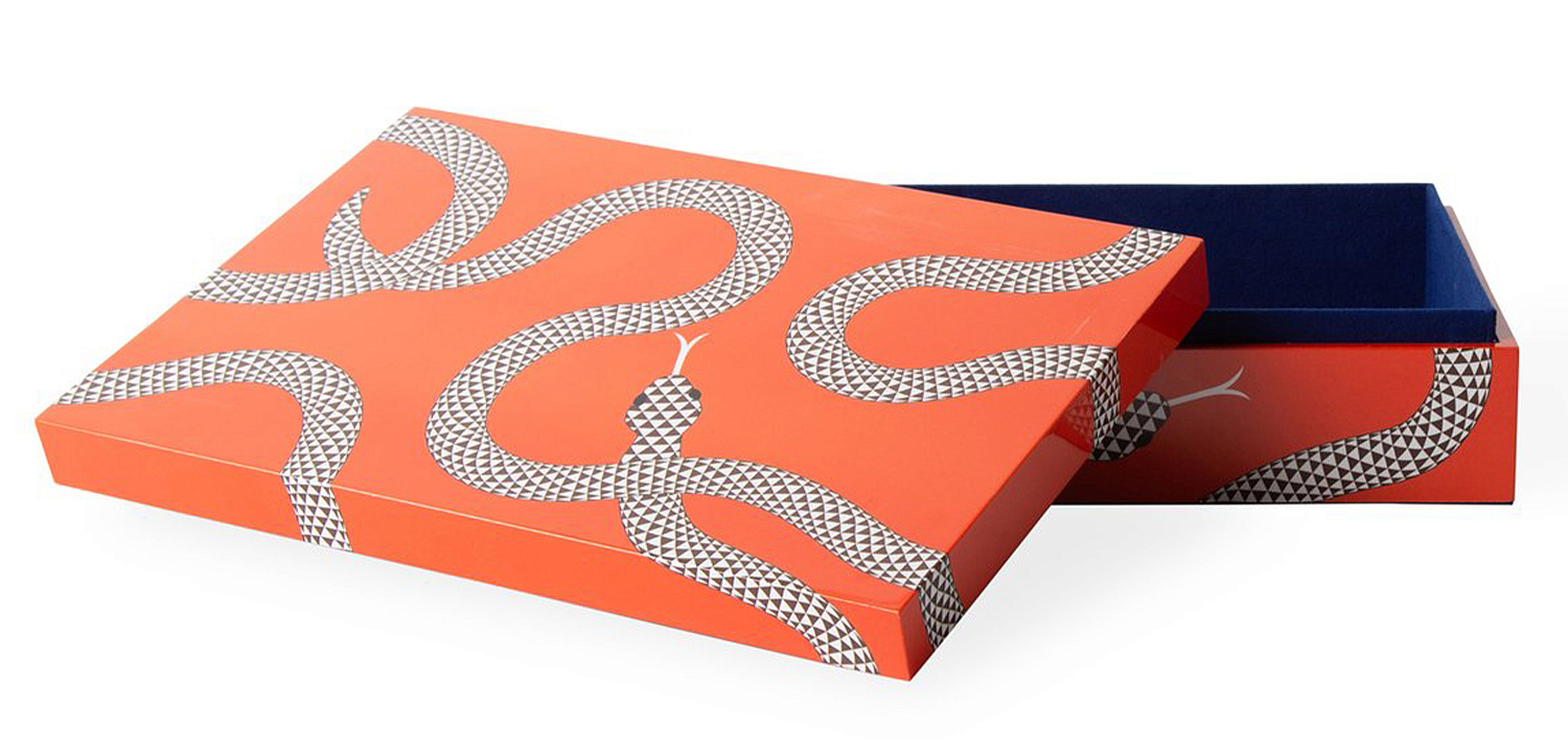 Шкатулка LARGE EDEN LACQUER BOX Jonathan Adler Шкатулка LARGE EDEN LACQUER BOX Jonathan Adler - Loft-Concept в Липецке