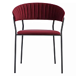 Стул мягкий с бархатистой велюровой спинкой и сиденьем Wine Chair варинант исполнения - 1 | Loft Concept в Липецке