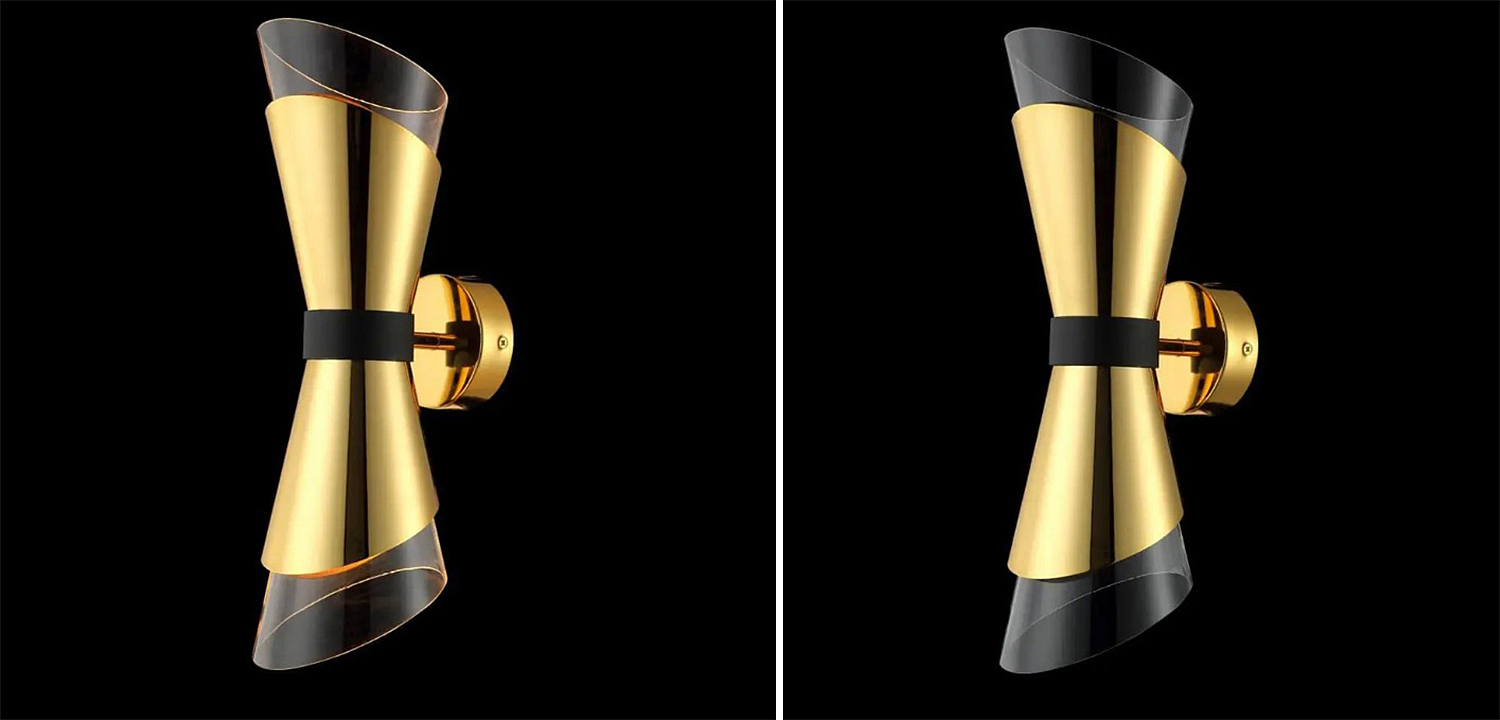Бра Edson Gold Wall Lamp Бра Edson Gold Wall Lamp - Loft-Concept в Липецке