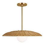 Люстра круглая из ротанга Long Lasting Chandelier варинант исполнения - 1 | Loft Concept в Липецке