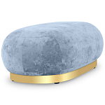 Длинный овальный пуф Ambrose Soft Oval Pouf варинант исполнения - 3 | Loft Concept в Липецке