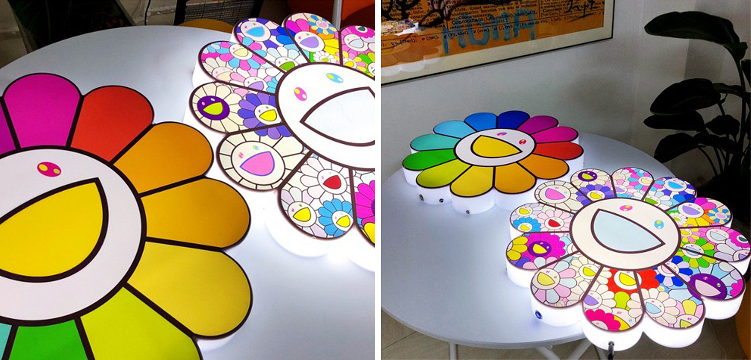 Светильник разноцветный подсолнух Takashi Murakami 2 Светильник разноцветный подсолнух Takashi Murakami 2 - Loft-Concept в Липецке