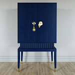 Кабинетный шкаф Elsa Dreams Blue с 2-мя ящиками варинант исполнения - 5 | Loft Concept в Липецке